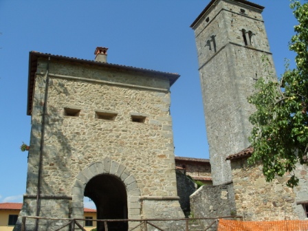 Porta d'ingresso lato di levante
