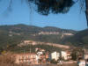 Pietrasanta ai piedi della Fortezza di Sala