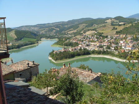 Il panorama visto da Sassocorvaro